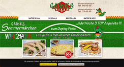 Desktop Screenshot of gators-pizza.de