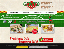 Tablet Screenshot of gators-pizza.de